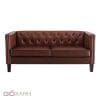 Ghế sofa tân cổ điển băng dài da công nghiệp