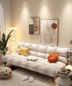 Ghế Sofa Bed Thông Minh Hình Đám Mây Uốn Sóng Siêu Xinh Size Lớn 1m8 x 1m2