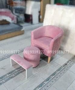 Bộ Sofa Nail Giá Rẻ - Ghế Sofa Đơn Làm Tiệm Nail Mini Nhỏ Gọn