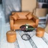 Bộ Ghế Sofa Băng Dài 1m4 Tay Vuông Đơn Giản