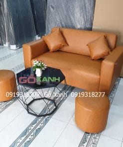 Bộ Ghế Sofa Băng Dài 1m4 Tay Vuông Đơn Giản 1