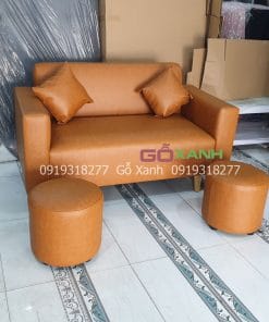 Bộ Ghế Sofa Băng Dài 1m4 Tay Vuông Đơn Giản 2