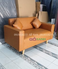 Bộ Ghế Sofa Băng Dài 1m4 Tay Vuông Đơn Giản 3