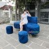 Bộ Ghế Sofa Cong Hình Hạt Đậu (Bean) Dài 1m7 Decor Sang Trọng