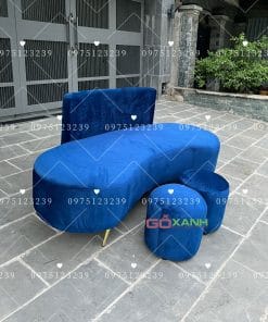 Bộ Ghế Sofa Cong Hình Hạt Đậu (Bean) Dài 1m7 Decor Sang Trọng 3