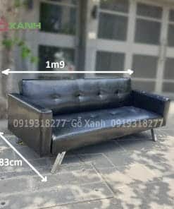 Ghế Sofa Bed (Sofa Giường) Có Tay Vịn 1m9 Thông Minh 3 Chức Năng