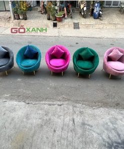 Ghế Sofa Đơn Hạt Xoài Mini Nhỏ Gọn Xinh Xinh 2