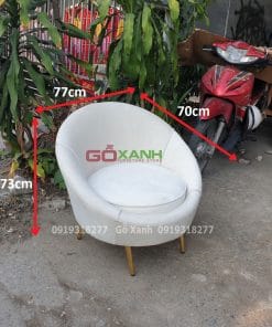Ghế Sofa Đơn Hạt Xoài Mini Nhỏ Gọn Xinh Xinh 4