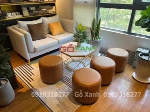 Ghế sofa đôn hình tròn