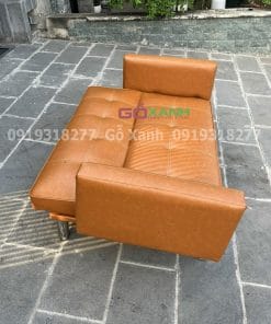 Ghế Sofa Giường Thông Minh Gấp Gọn 1m4 Có Tay Vịn 3