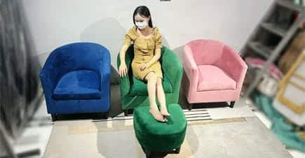 Ghế sofa đơn decor nhỏ xinh