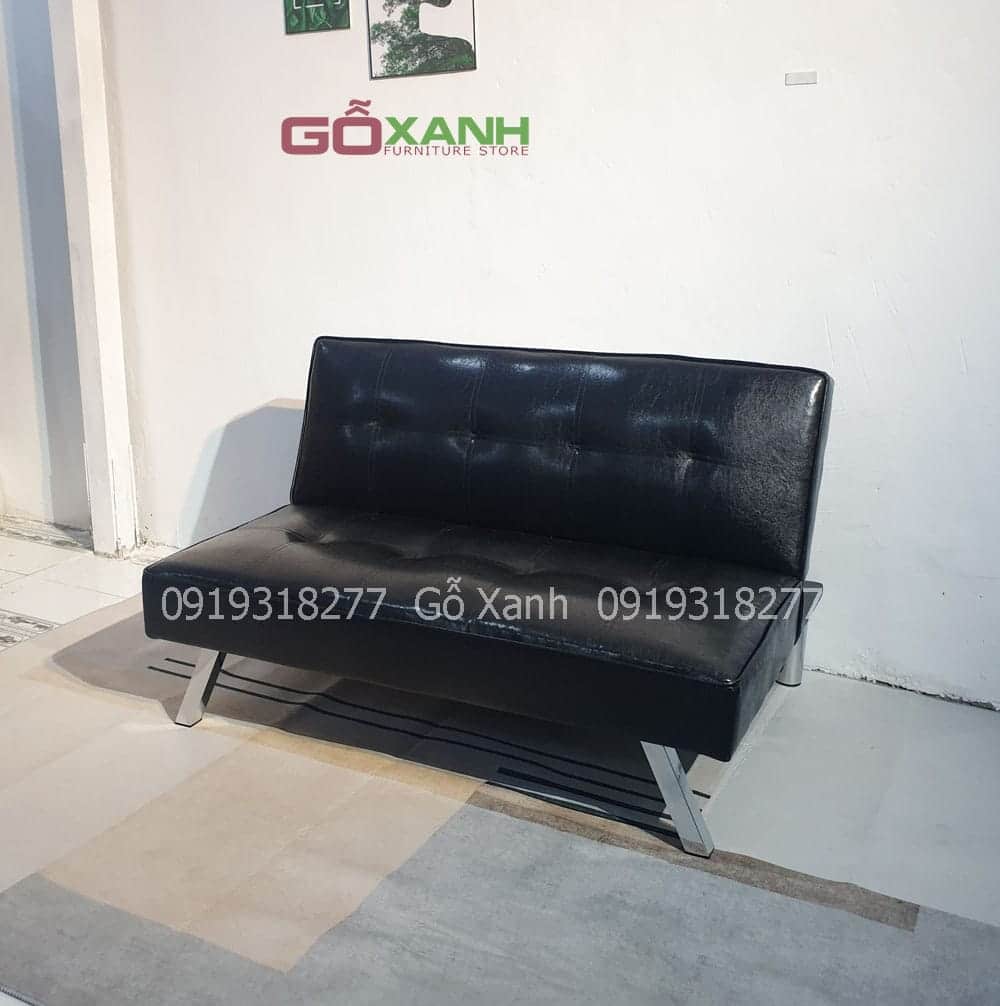 Sofa bed 1m2 da đen