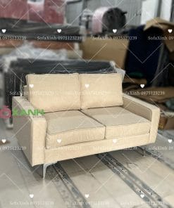 Bộ sofa băng nệm rời êm ái dễ dàng vệ sinh size 1m4