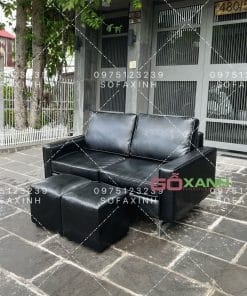 Bộ sofa băng nệm rời êm ái dễ dàng vệ sinh size 1m4