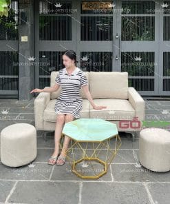 Bộ sofa băng nệm rời êm ái dễ dàng vệ sinh size 1m4