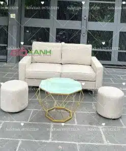 Bộ sofa băng nệm rời êm ái dễ dàng vệ sinh size 1m4