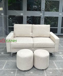 Bộ sofa băng nệm rời êm ái dễ dàng vệ sinh size 1m4