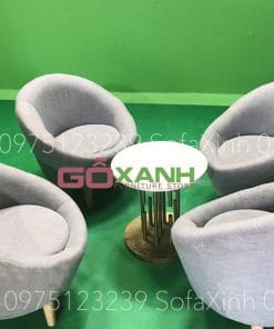 ghế đơn thư giãn hình hột xoài dáng bầu dục độc đáo