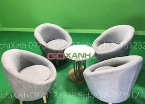 ghế đơn thư giãn hình hột xoài dáng bầu dục độc đáo