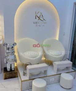 ghế đơn thư giãn hình hột xoài dáng bầu dục độc đáo