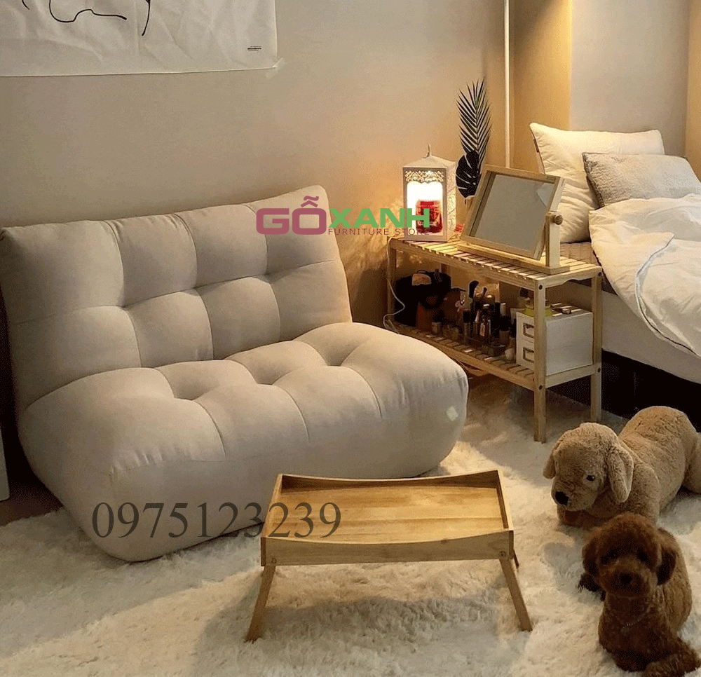 ghế sofa tamy 90cm phong cách hàn quốc múi ú siêu cute