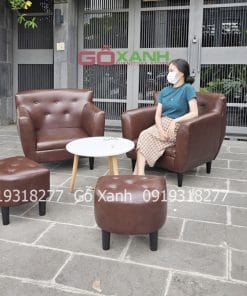 Mẫu Ghế Sofa Đơn Da (Simili) Hiện Đại Giá Rẻ 1