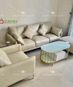 sofa băng đế mảnh với 3 đệm ngồi sang trọng hiện đại