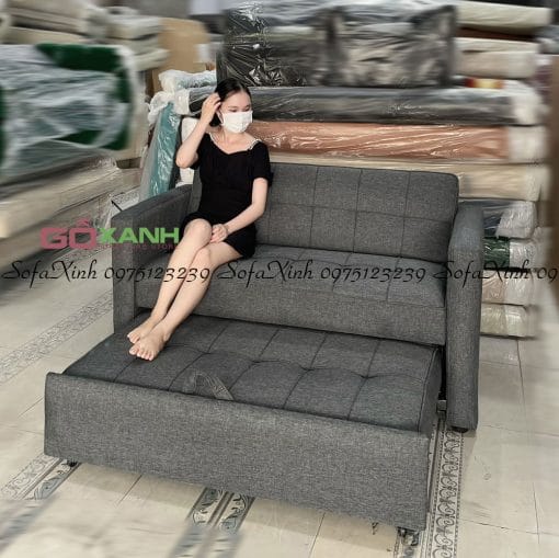 sofa giường kéo size 1m4 x 1m7 đa chức năng rất tiện lợi