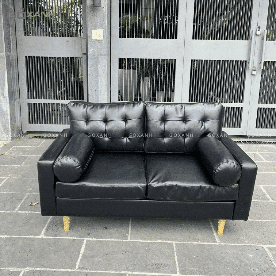 Ghế sofa băng 2 chỗ lưng gối gòn