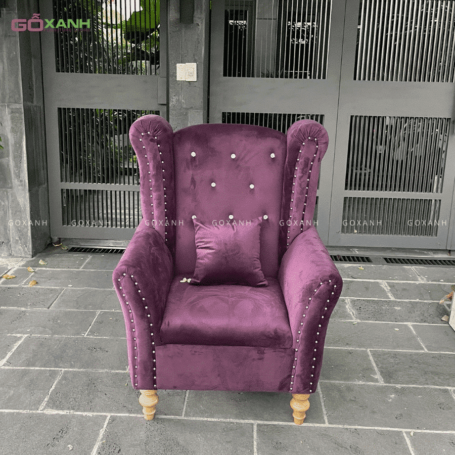 Ghế sofa đơn tân cổ điển nữ hoàng